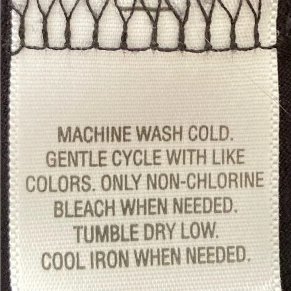 Style & CO women’s black open front cardigan with ruffles along hem, size 1X - Picture 6 of 7